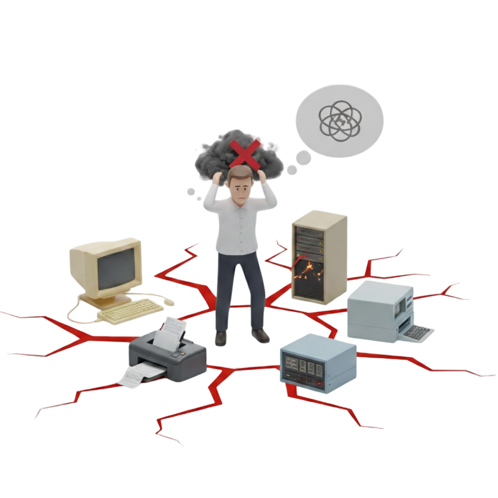 Outdated technology icon